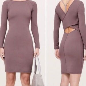 lululemon athletica Backless Mauve Dress